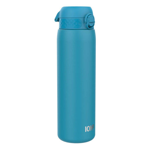 Leak Proof 1 Litre Water Bottle, Stainless Steel, Blue, 1L