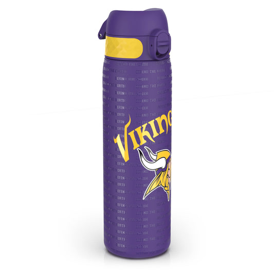 Leak Proof NFL Water Bottle, Stainless Steel, Minnesota Vikings, 600ml (20oz)