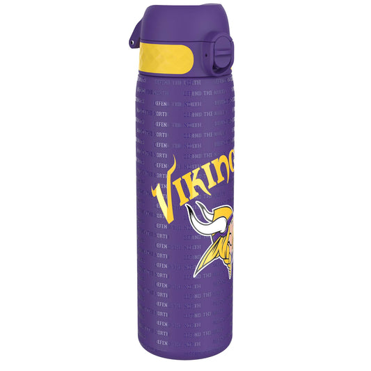 Leak Proof NFL Water Bottle, Stainless Steel, Minnesota Vikings, 600ml (20oz)