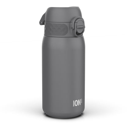 Leak Proof Thermal Steel Water Bottle, Insulated, Grey, 320ml (11oz)