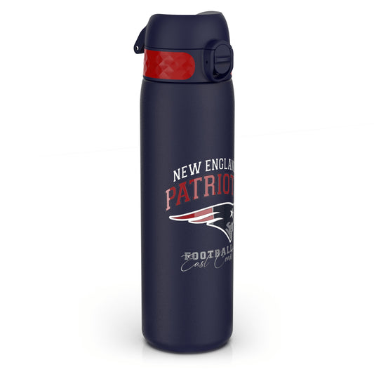 Leak Proof NFL Water Bottle, Stainless Steel, New England Patriots, 600ml (20oz)