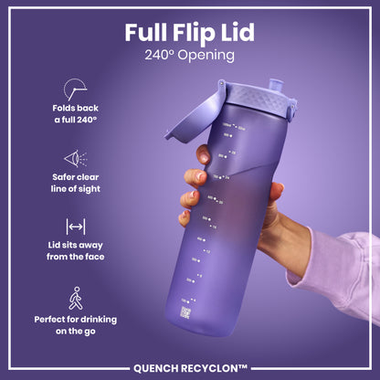 Leak Proof 1 litre Water Bottle, Recyclon, Light Purple