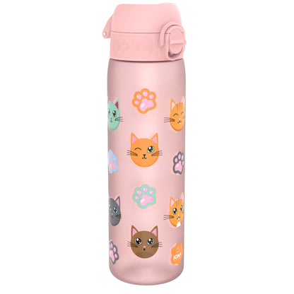 Leak Proof Slim Water Bottle, Recyclon, Cats, 500ml (18oz)