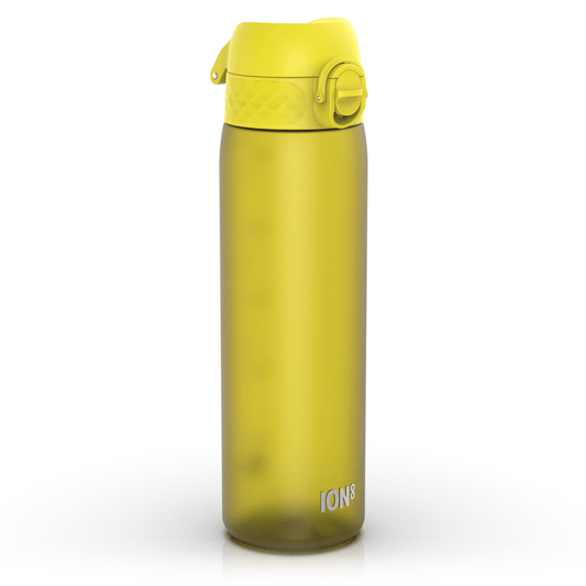 Leak Proof Slim Water Bottle, Recyclon, Yellow, 500ml (18oz)