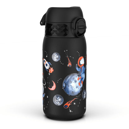 Leak Proof Kids Water Bottle, Stainless Steel, Space, 400ml (13oz)