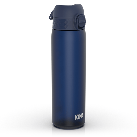 Leak Proof Slim Water Bottle, Recyclon, Navy, 500ml (18oz)