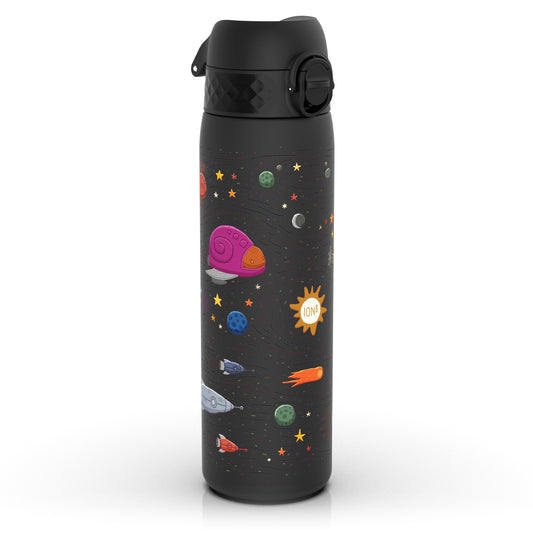 Leak Proof Slim Water Bottle, Recyclon, Spaceships, 500ml (18oz)