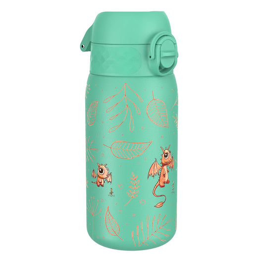 Leak Proof Kids Water Bottle, Stainless Steel, Egg to Dragon, 400ml (13oz)