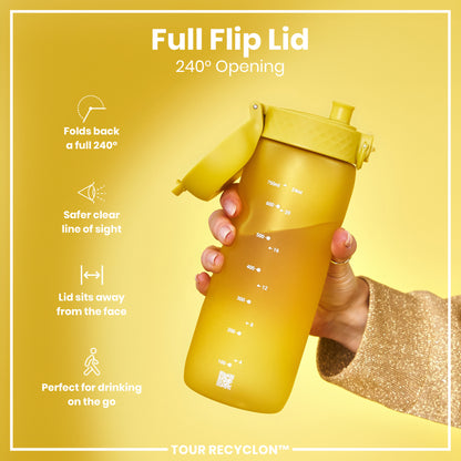 Leak Proof Water Bottle, Recyclon, Yellow, 750ml (24oz)