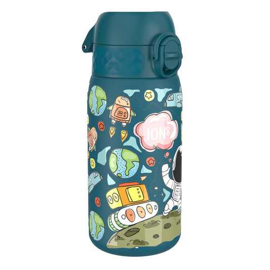 Leak Proof Kids Water Bottle, Stainless Steel, Space, 400ml (13oz)