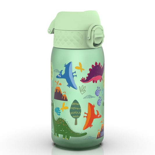 Leak Proof Kids Water Bottle, Recyclon, Dinosaur, 350ml (12oz)