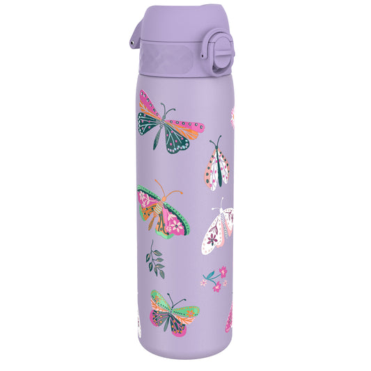 Leak Proof Slim Thermal Steel Water Bottle, Insulated, Butterfly, 500ml (17oz)