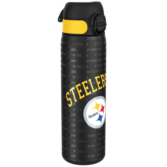 Leak Proof NFL Water Bottle, Stainless Steel, Pittsburgh Steelers, 600ml (20oz)