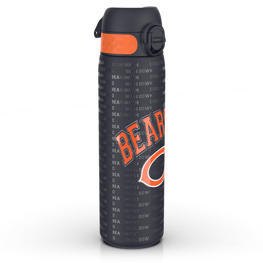 Leak Proof NFL Water Bottle, Stainless Steel, Chicago Bears, 600ml (20oz)