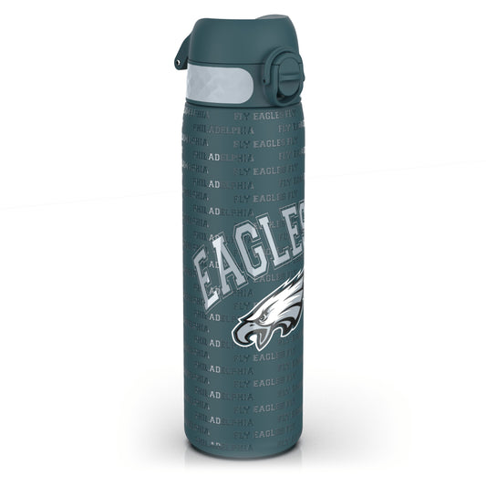 Leak Proof NFL Water Bottle, Stainless Steel, Philadelphia Eagles, 600ml (20oz)