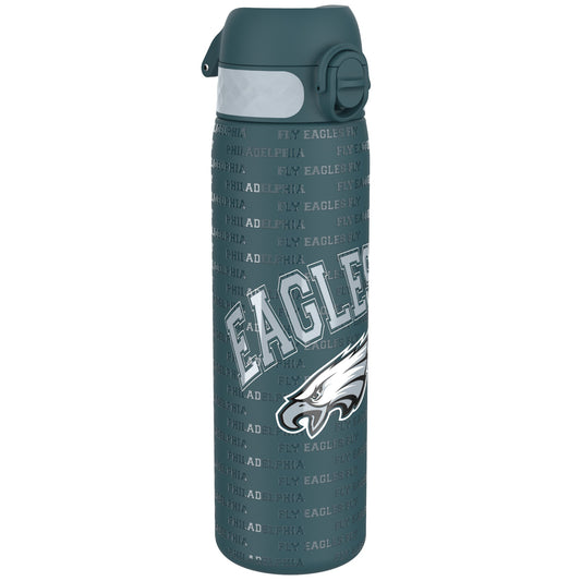 Leak Proof NFL Water Bottle, Stainless Steel, Philadelphia Eagles, 600ml (20oz)