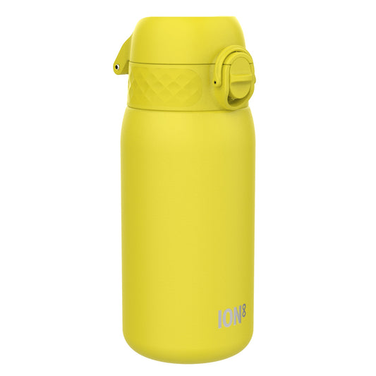 Leak Proof Kids Water Bottle, Stainless Steel, Yellow, 400ml (13oz)