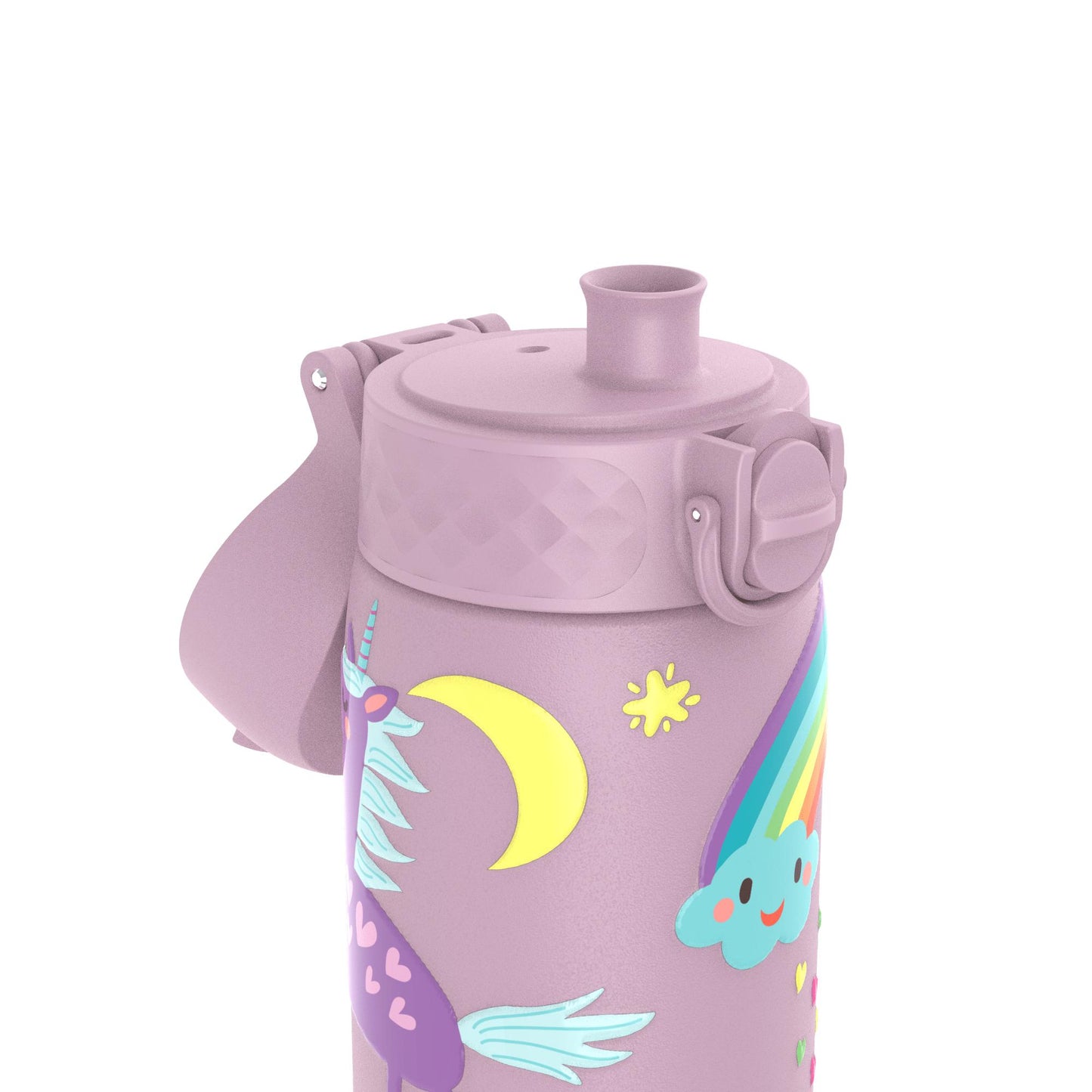 Leak Proof Slim Thermal Steel Water Bottle, Vacuum Insulated, Unicorns, 500ml (17oz)