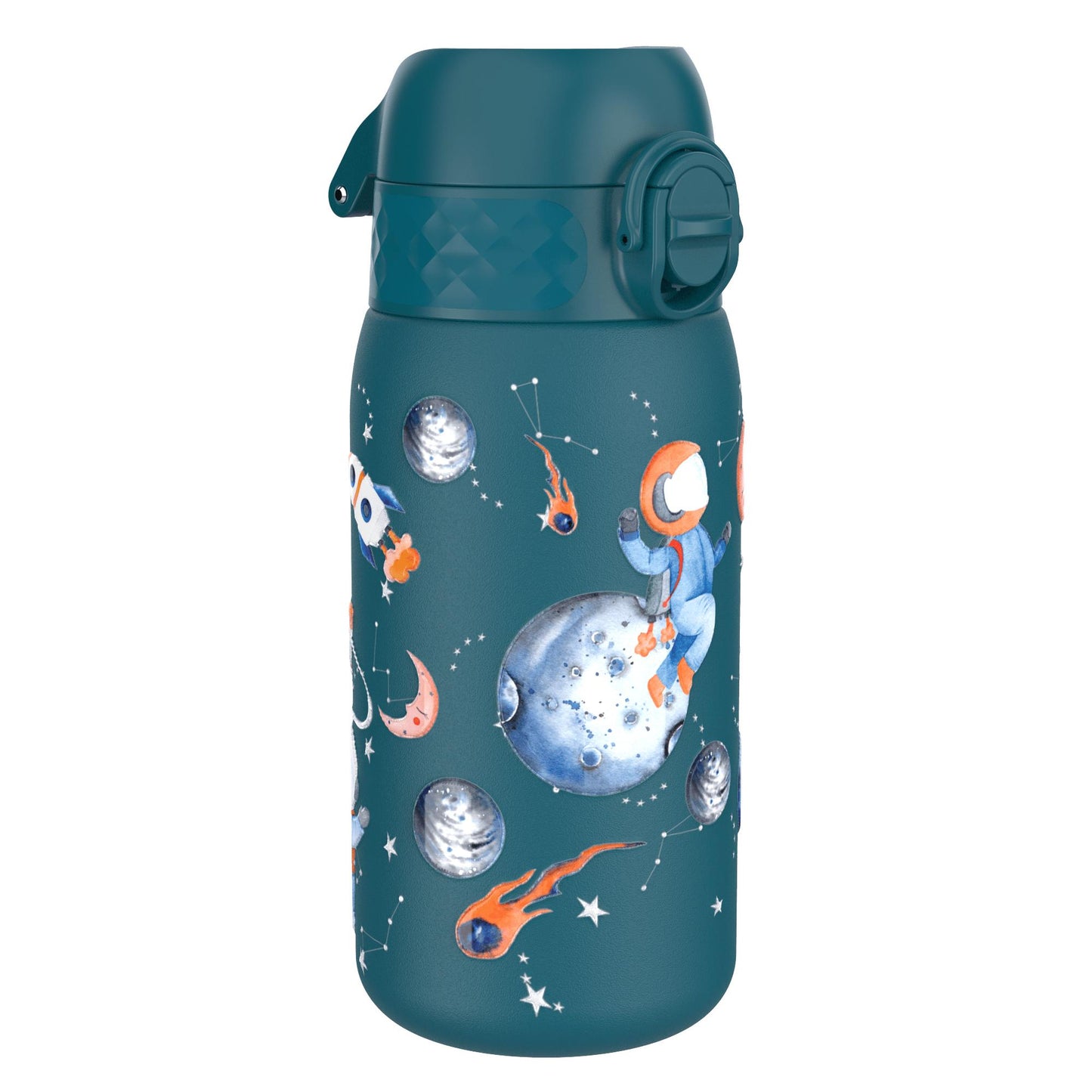 ION8 Leak Proof Thermal Steel Water Bottle, Vacuum Insulated, Space, 320ml (11oz)