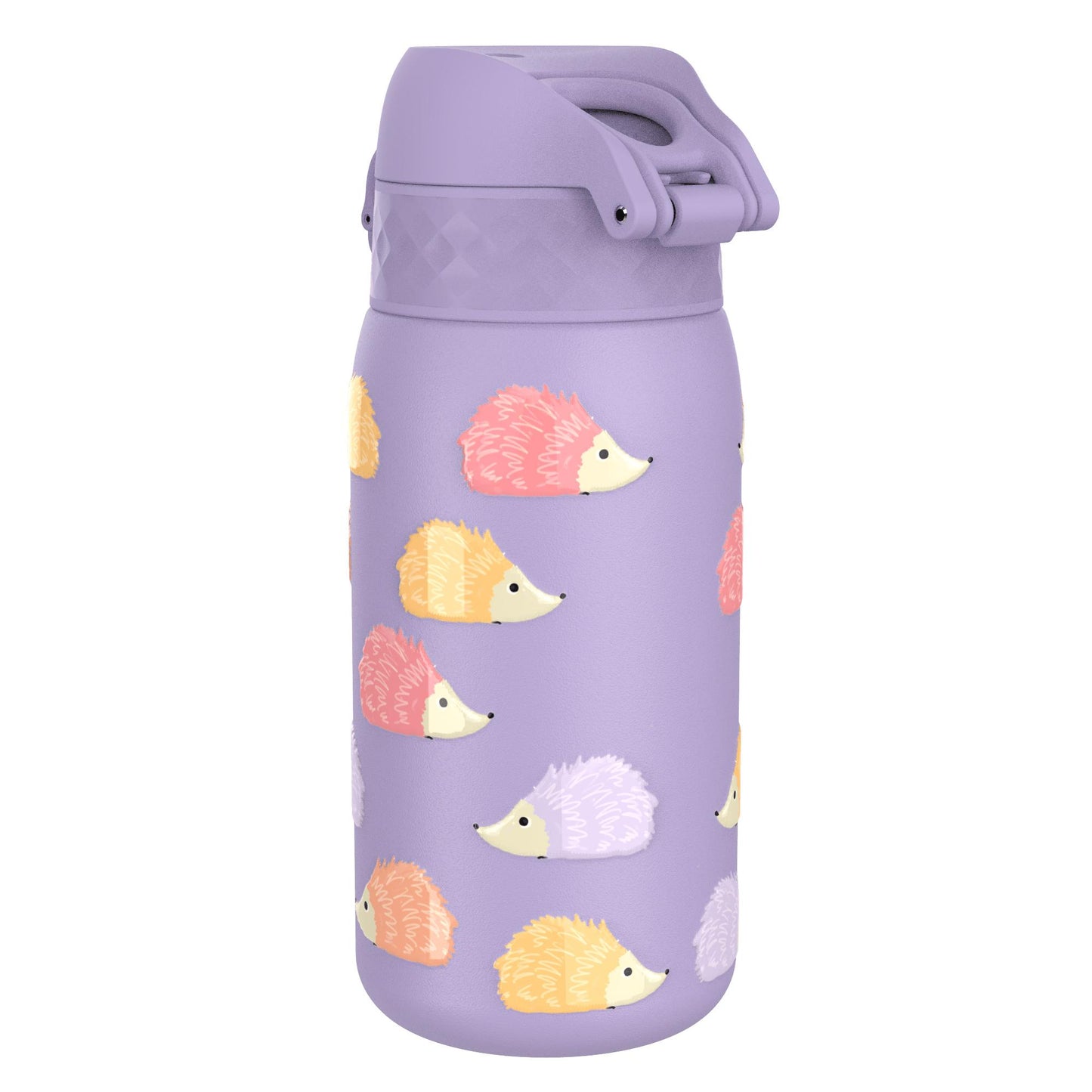 Leak Proof Kids Water Bottle, Stainless Steel, Hedgehogs, 400ml (13oz)