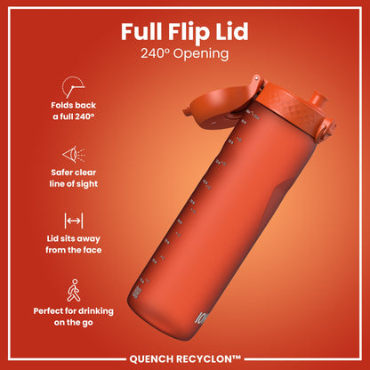 Leak Proof 1 litre Water Bottle, Recyclon, Orange