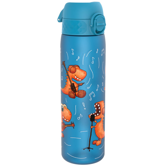 Leak Proof Slim Water Bottle, Recyclon, Dino Band, 500ml (18oz)