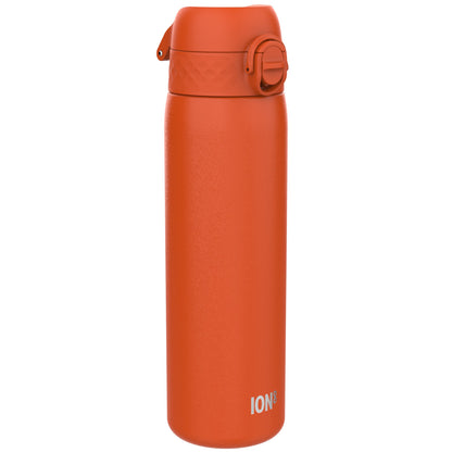 Leak Proof Slim Water Bottle, Stainless Steel, Hearty Orange, 600ml (20oz)