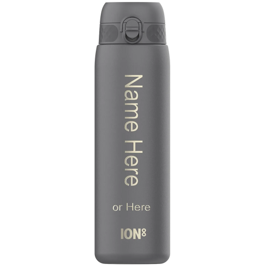 Insulated Water Bottles - Leak Proof 1 Litre Thermal Steel Water Bottle, Personalised, Vacuum Insulated, 1L