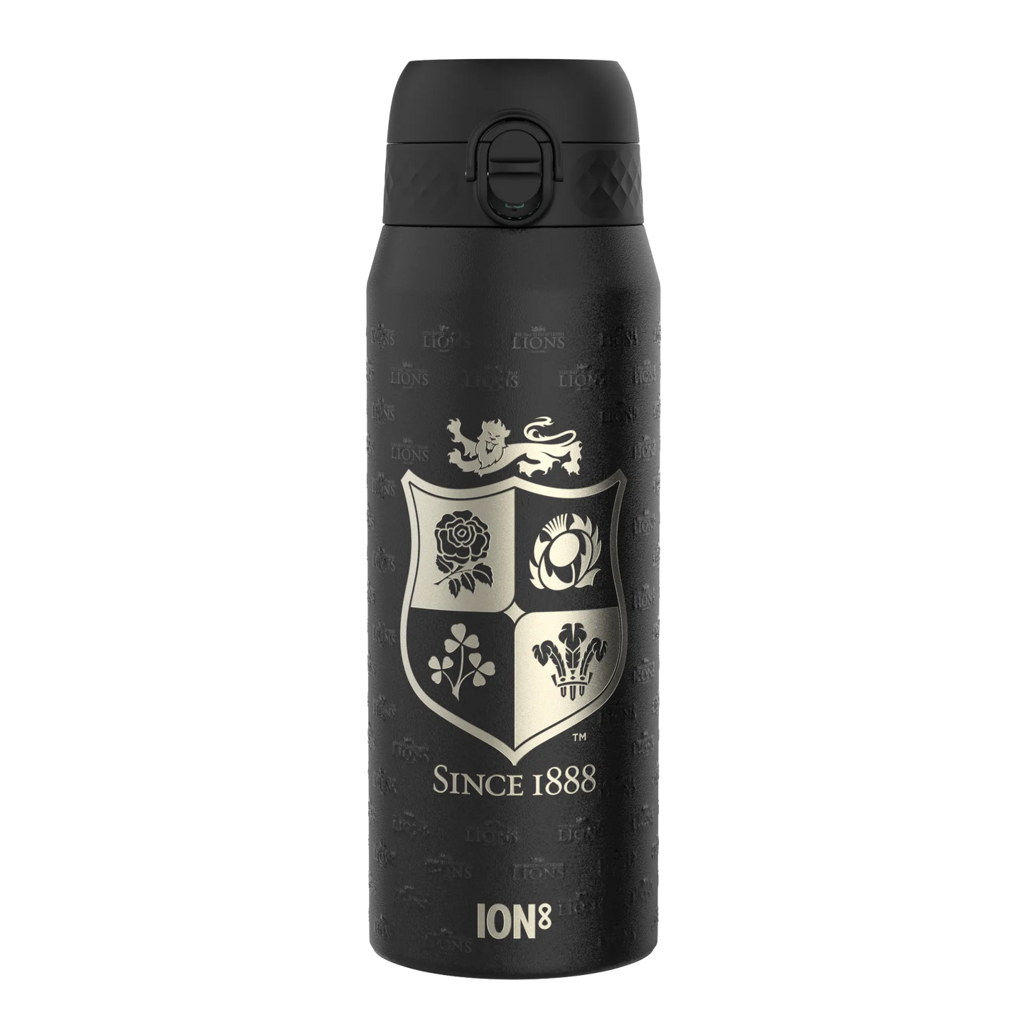 Lions X ION8 Insulated Steel Water Bottle, British & Irish Lions, Nothing Like The Lions, 750ml (24oz)