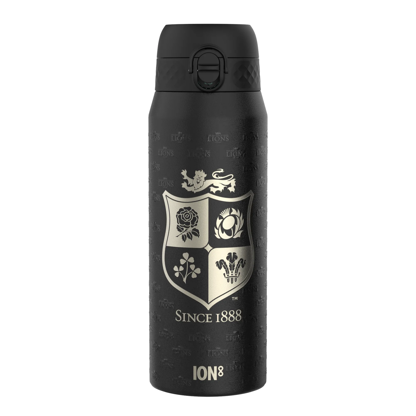 Lions X ION8 Insulated Steel Water Bottle, British & Irish Lions, Rugbys Greatest Journey, 750ml (24oz)