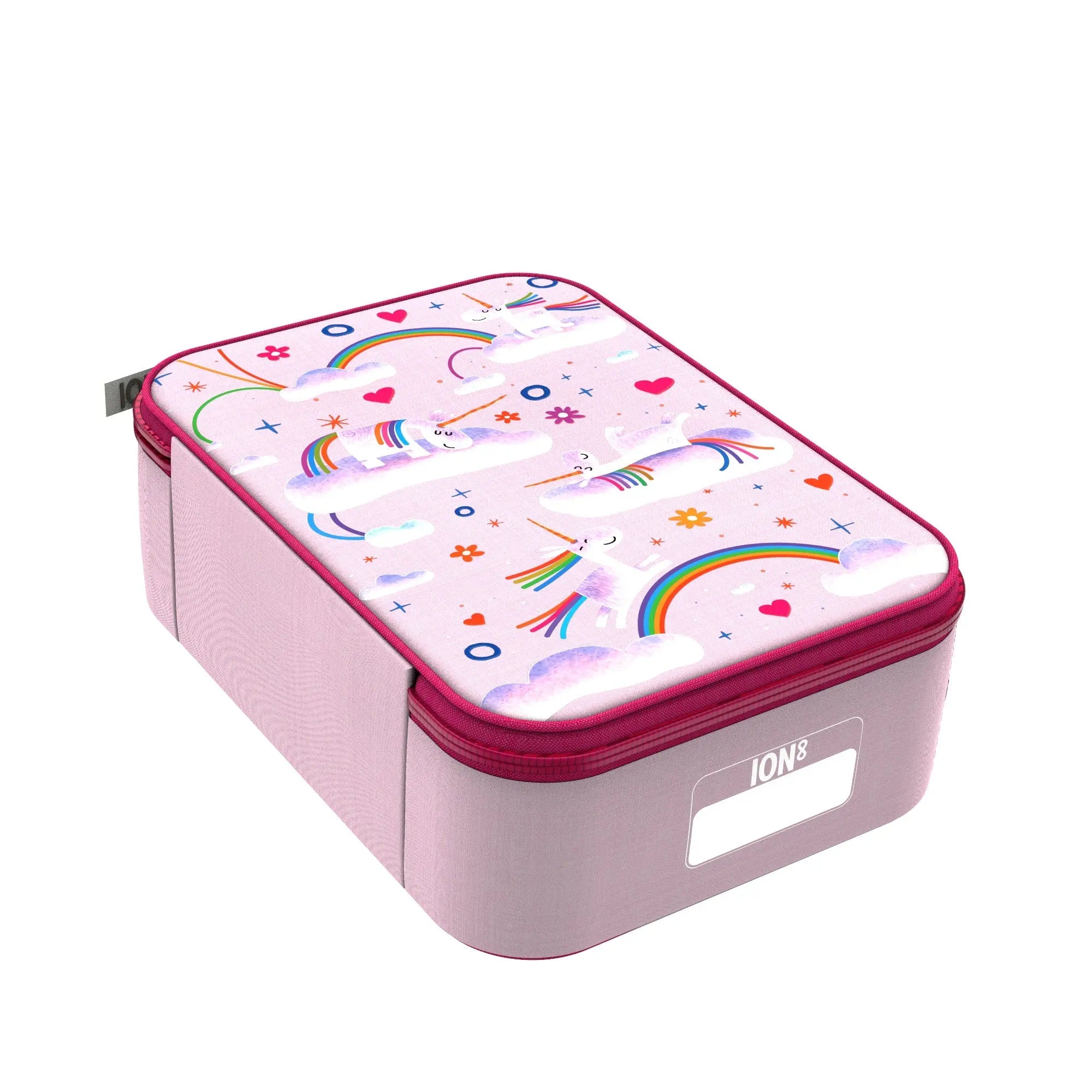 Kids Lunch Bag Insulated Unicorn Rainbows Medium