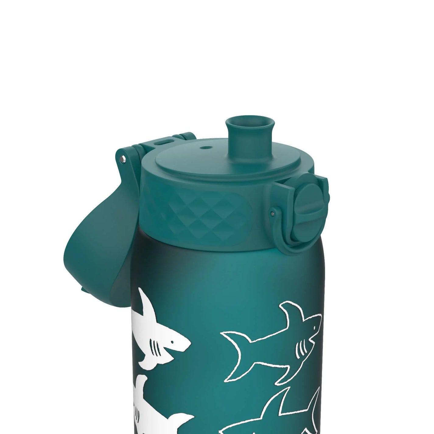 Leak Proof Kids Water Bottle, Recyclon™, Shark, 350ml (12oz) - ION8