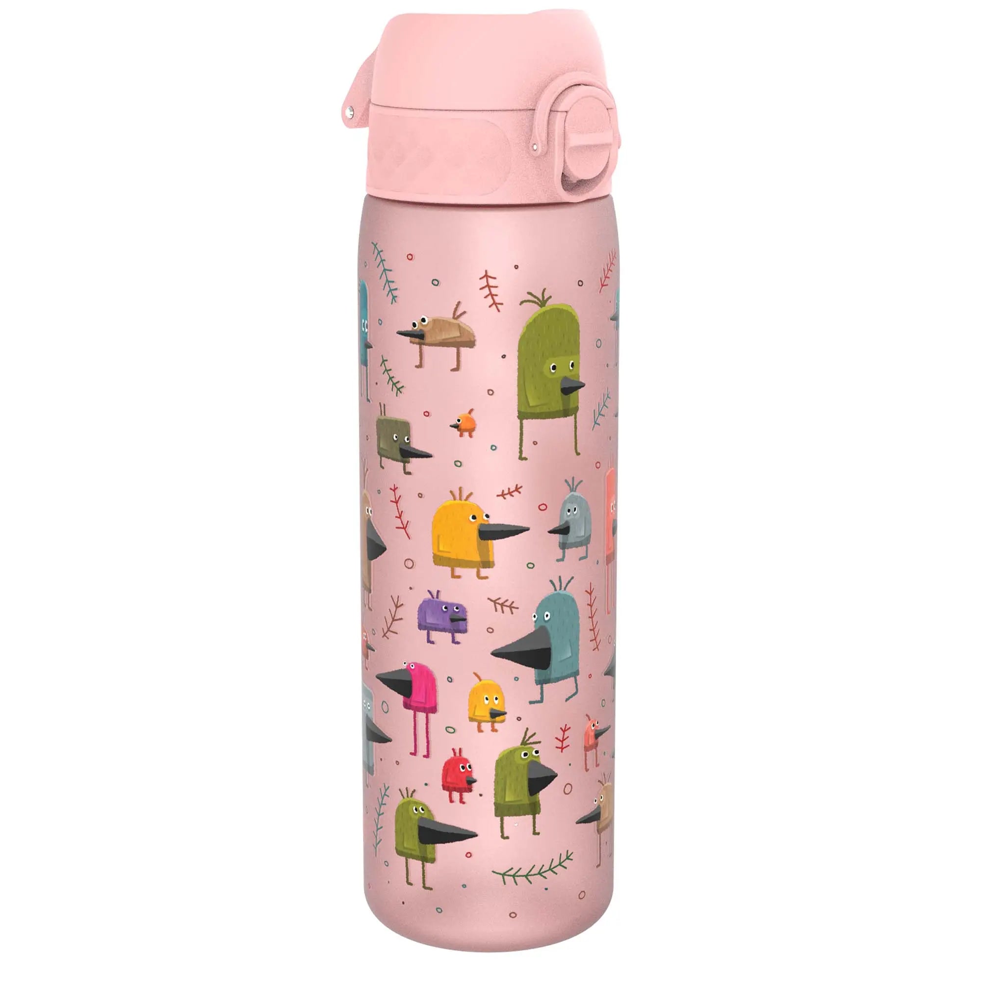 Leak-Proof BPA-Free Slim Water Bottle 600ml - Ion8 Funny Birds Design ...