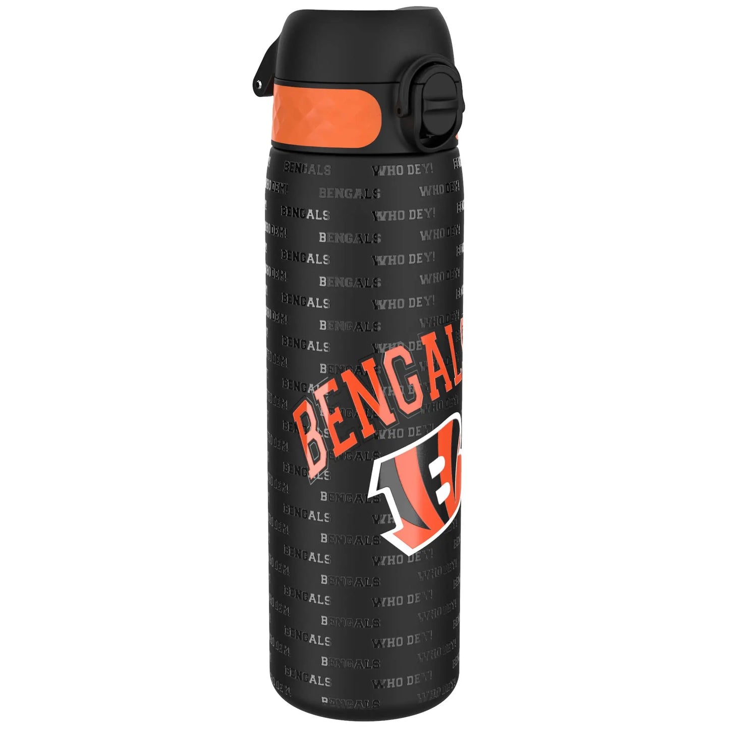 Leak Proof Slim Water Bottle, Stainless Steel, NFL Bengals, 600ml (20oz) Ion8