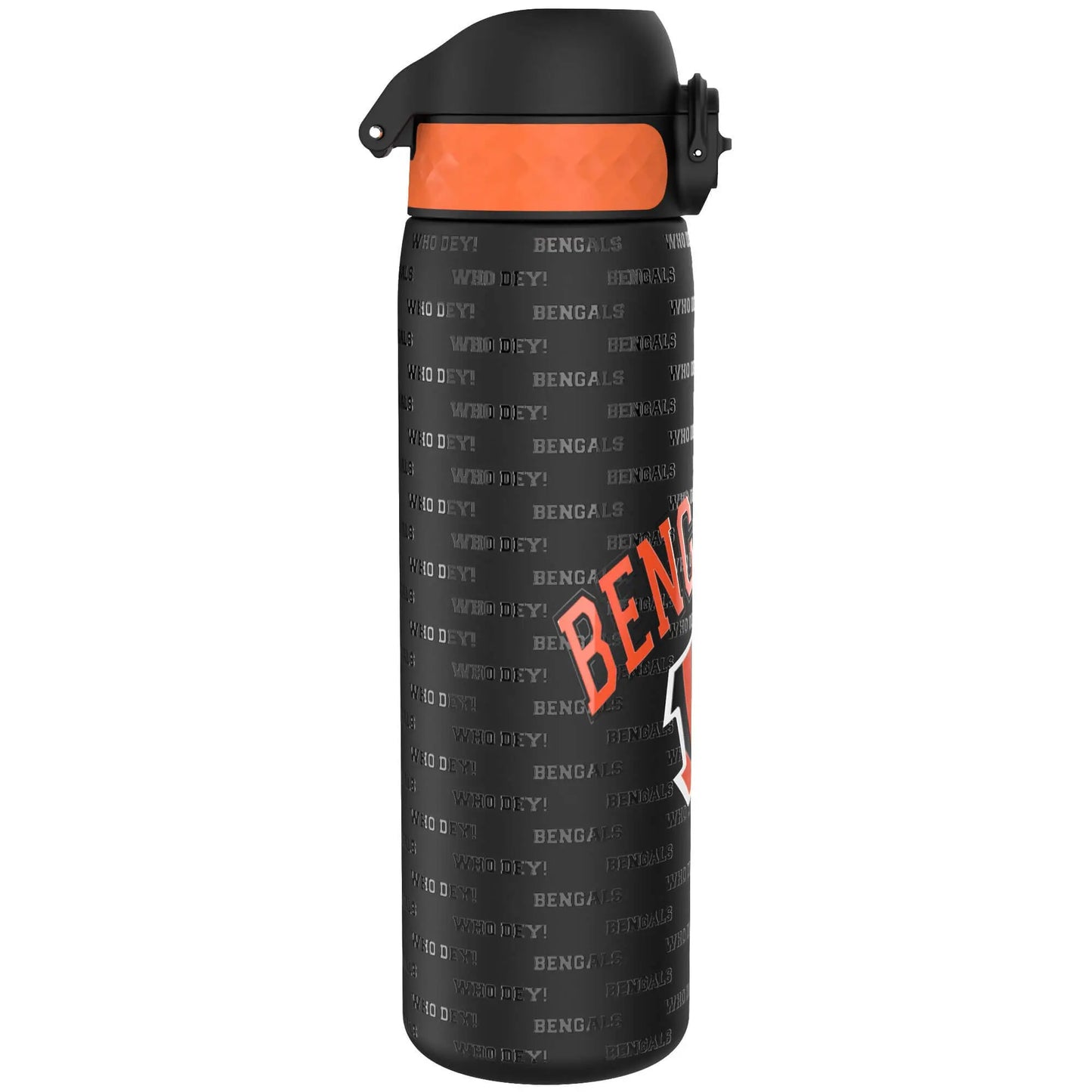 Leak Proof Slim Water Bottle, Stainless Steel, NFL Bengals, 600ml (20oz) Ion8