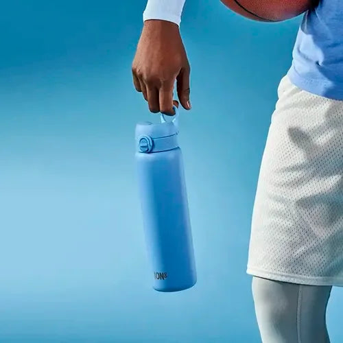 Ion8 Leak Proof Slim Water Bottle, Stainless Steel, Alaskan Blue, 600ml  (20oz) OneTouch 1.0 Alaskan Blue