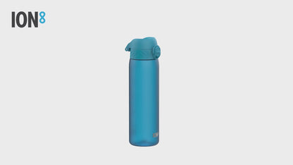 Leak Proof Small Water Bottle With Straw, Recyclon, Grey, 350ml (12oz)