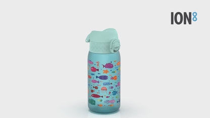 Leak Proof Kids Water Bottle, Recyclon, Fish, 350ml (12oz)