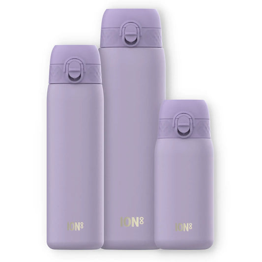 ION8, Lightweight Steel Trio Bottle Bundle, Light Purple