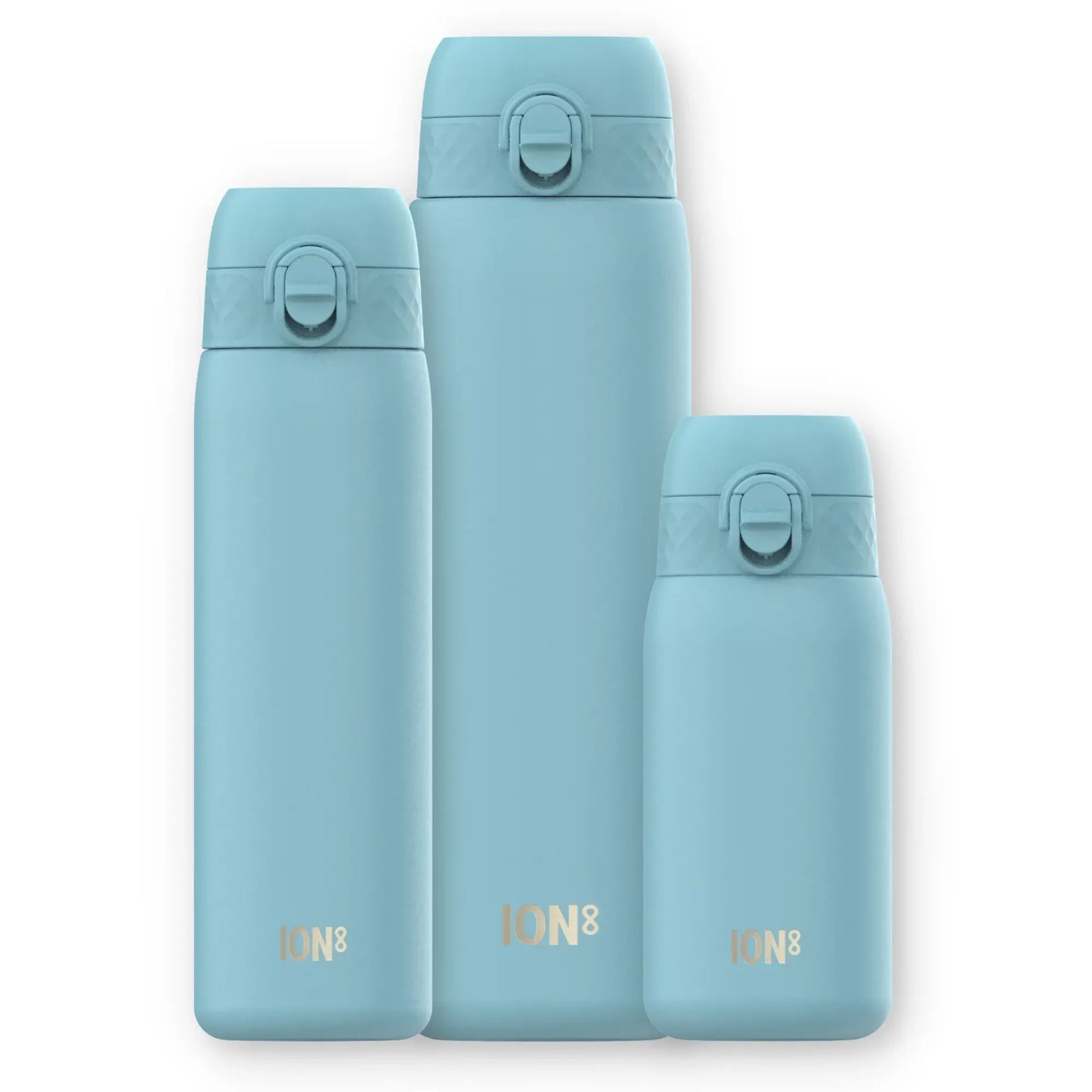 ION8, Lightweight Steel Trio Bottle Bundle, Alaskan Blue