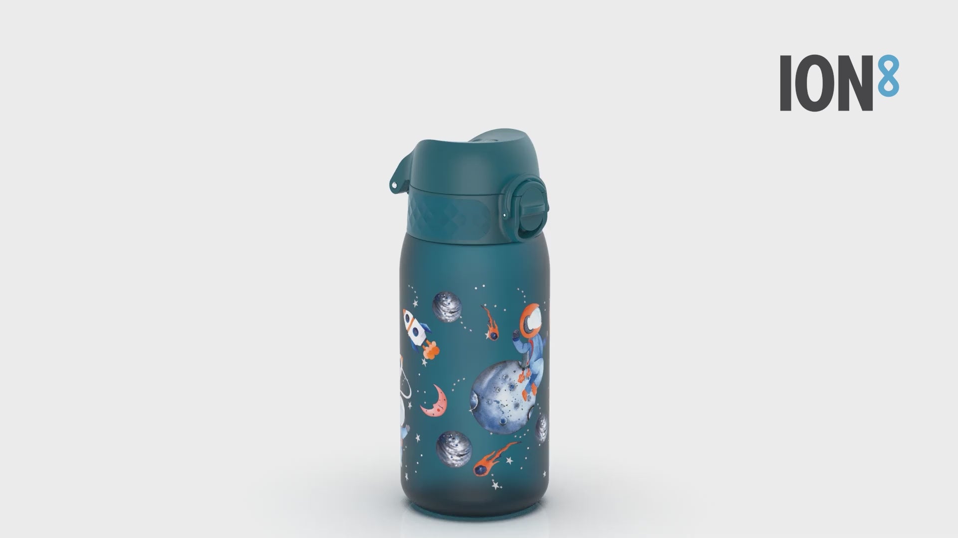 Ion8 - Pod Leak Proof Bpa Free Kids Water Bottle - Frog Pond - 350ml